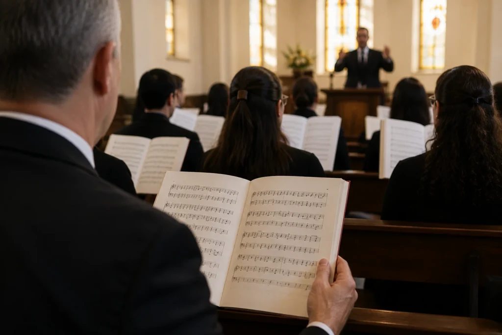 Como a impressão de partituras transformou o ensino de música nas igrejas