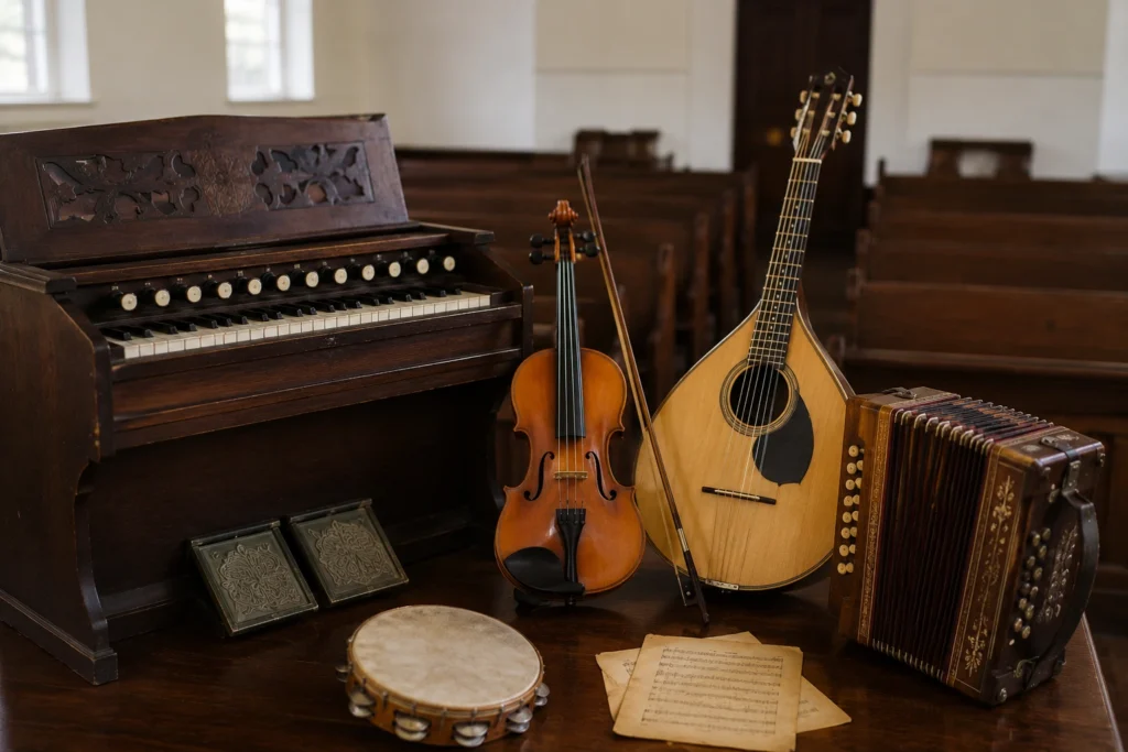 Como eram os primeiros instrumentos da Congregação Cristã