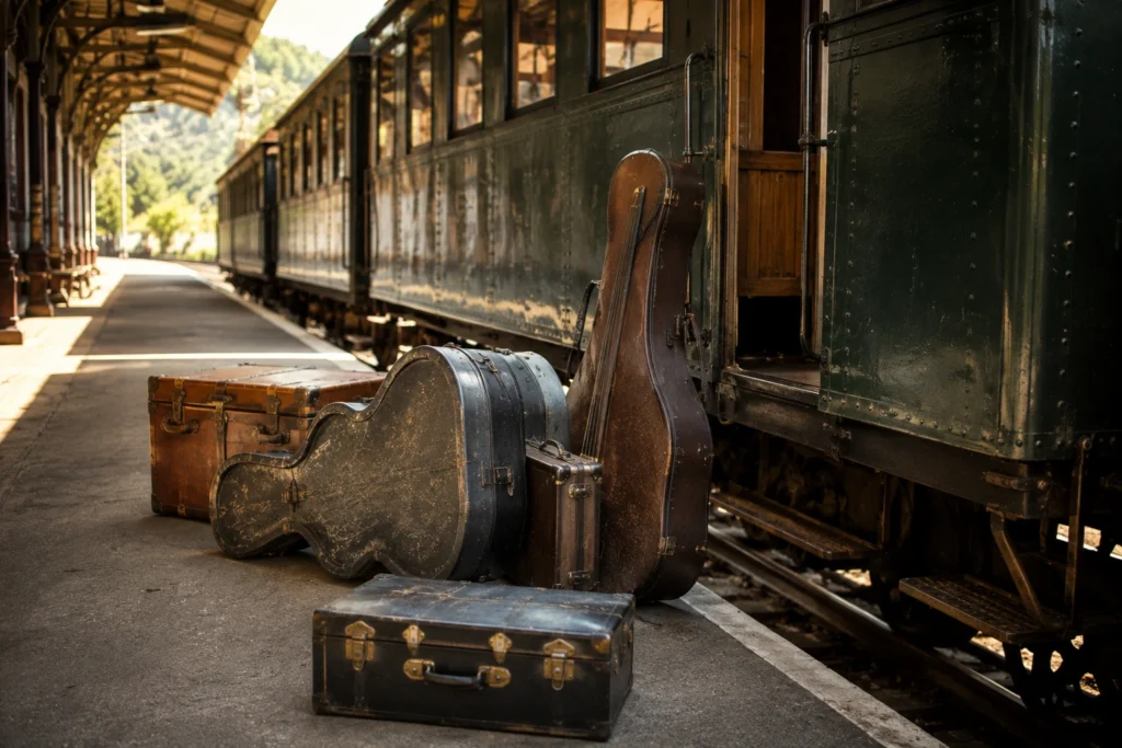Como o transporte ferroviário ajudou instrumentos a circular entre cidades