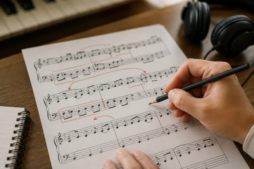 Como perceber repetições de motivos dentro de uma melodia