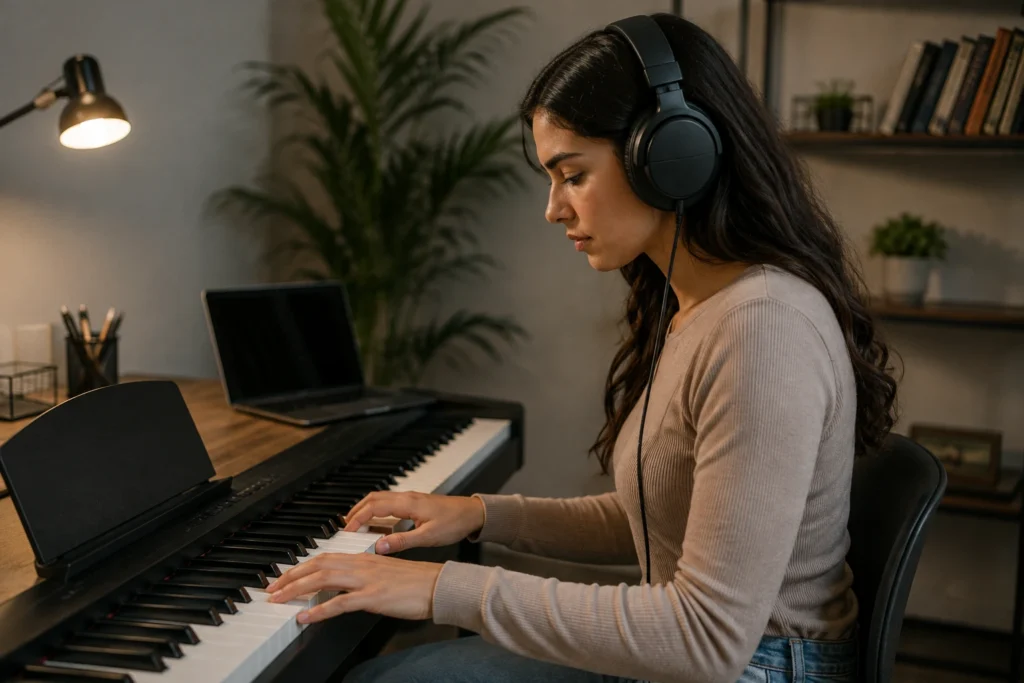 Fone aberto ou fechado: qual é mais confortável para estudar teclado?