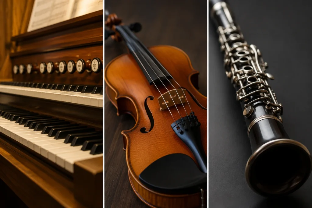 Por que uma mesma nota soa diferente no órgão, no violino e no clarinete